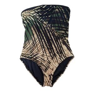 CARMEN MARC VALVO SWIMWEAR Womens Swim suit, size 8; tropical print